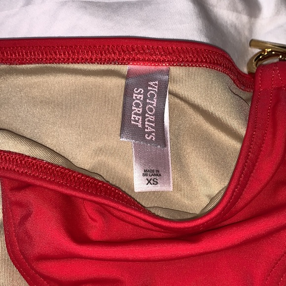 Victoria Secret red gold chain bikini bottom xs - Picture 2 of 4